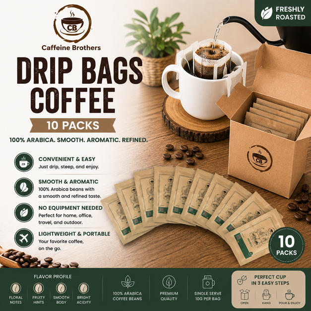 10pcs. Coffee Drip Bags in a Box (All Arabica)