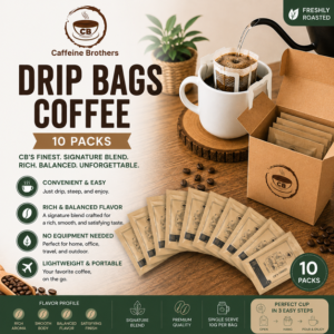 10 pcs. Coffee Drip Bags All CBs Finest