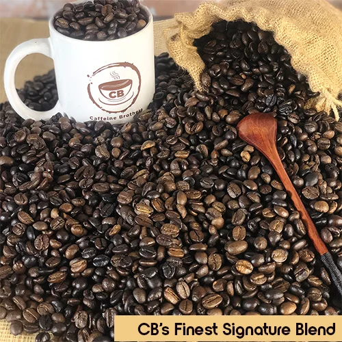 CB's Finest coffee sample bag