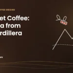 Featured image: Benguet Coffee, Arabica from the Cordillera, with mountain line art, a coffee branch with cherries and the elevation range 531–1,800 m