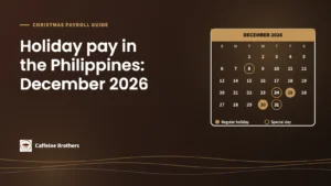 December 2026 calendar marking regular holidays on December 25 and 30 and special non-working days on December 8, 24 and 31