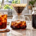 Three iced coffee methods: hot brew, flash brew and cold brew