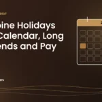 Featured image: Philippine Holidays 2027: Calendar, Long Weekends and Pay, with a line drawing of a 2027 calendar with highlighted days. Caffeine Brothers.