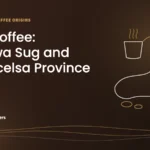 Featured image: Sulu Coffee: Kahawa Sug and the Excelsa Province, with line art of two coffee cups and an island.